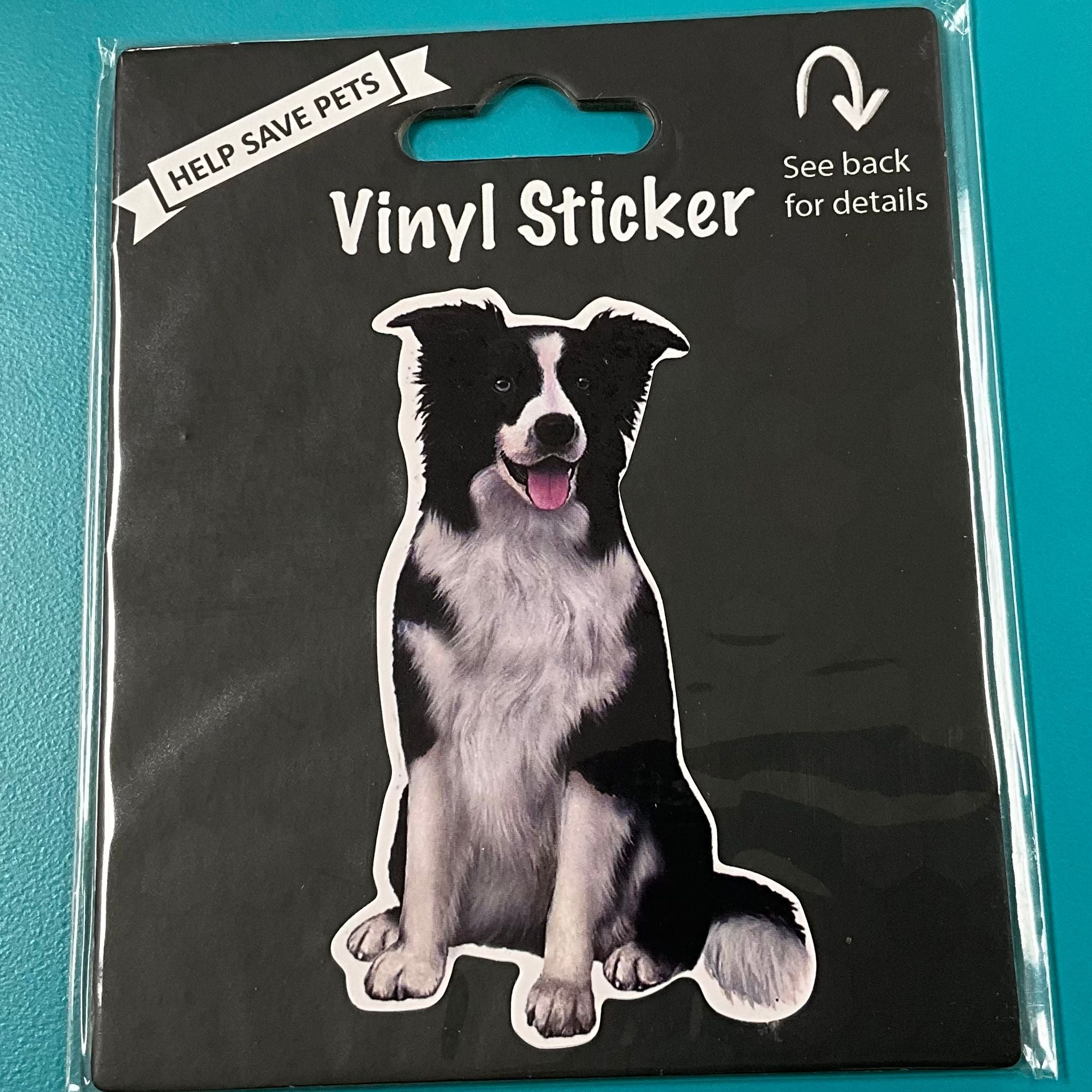 Vinyl Sticker: Border Collie