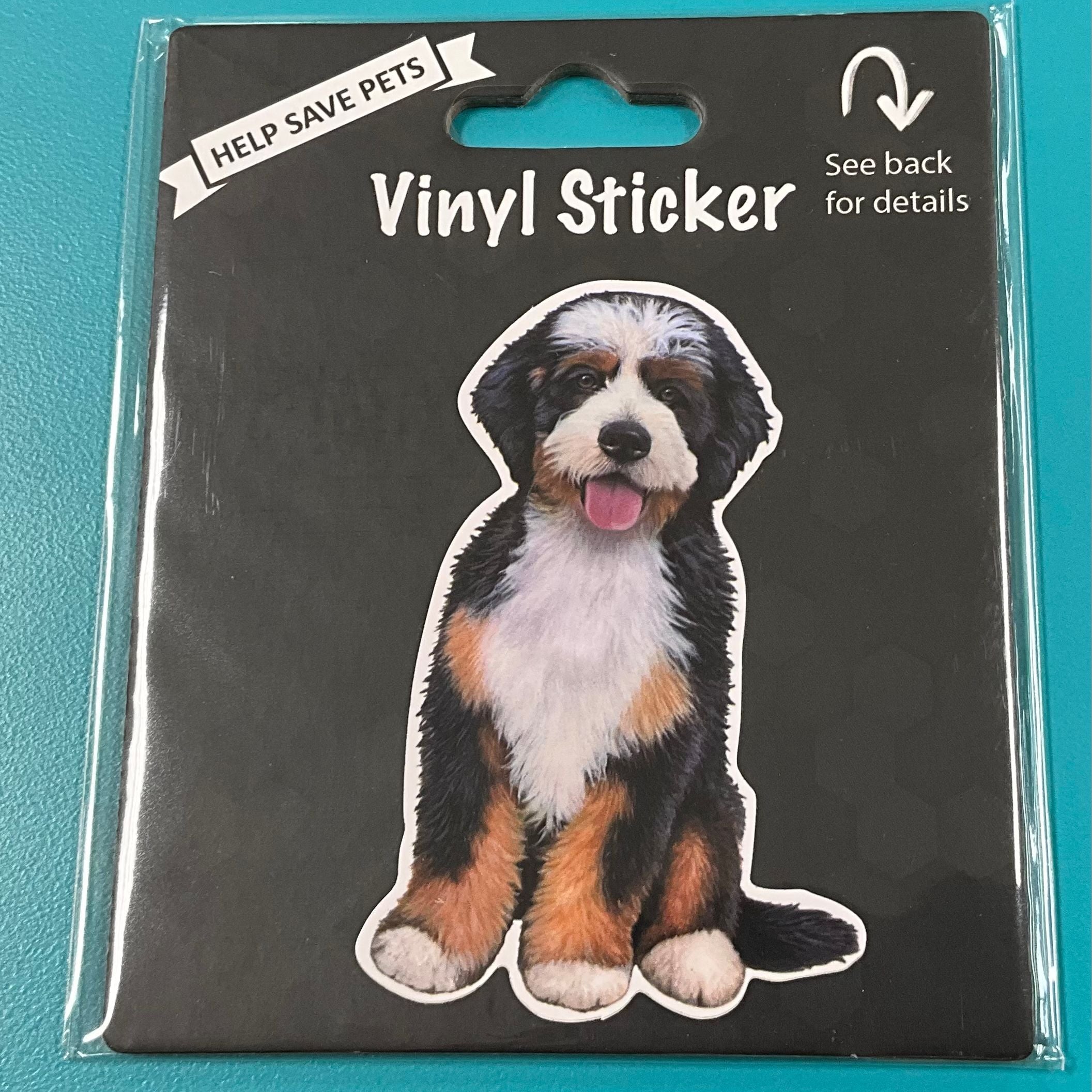 Vinyl Sticker: Bernadoodle