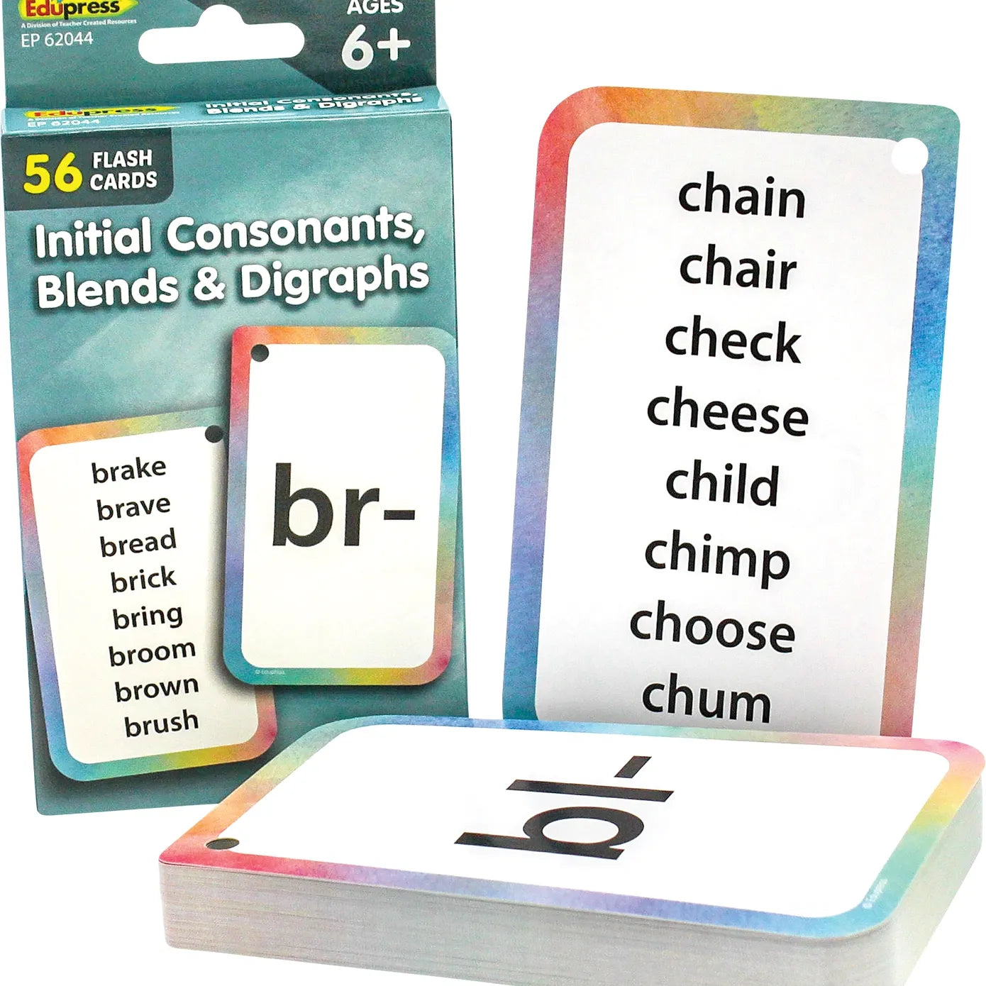 Initial Consonants, Blends & Digraphs Flash Cards