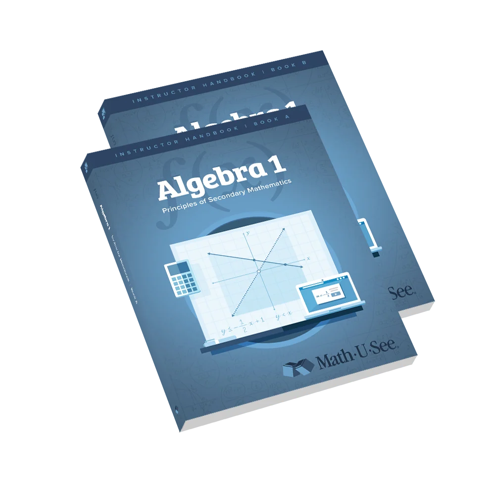 Math U See: Algebra 1, Principles of Secondary Mathematics Bundle