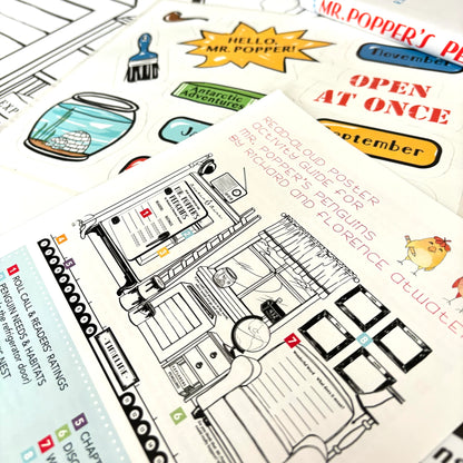 Ruby Reads: Mr. Popper's Penguins Read Aloud Poster