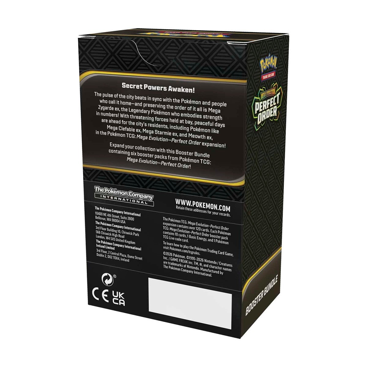 Pokemon Mega Evolution Perfect Order Booster Bundle
