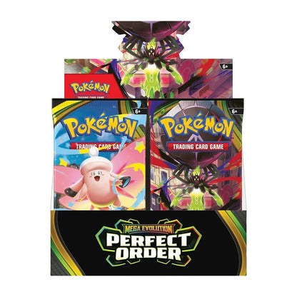 Pokemon Mega Evolution Perfect Order Booster Display