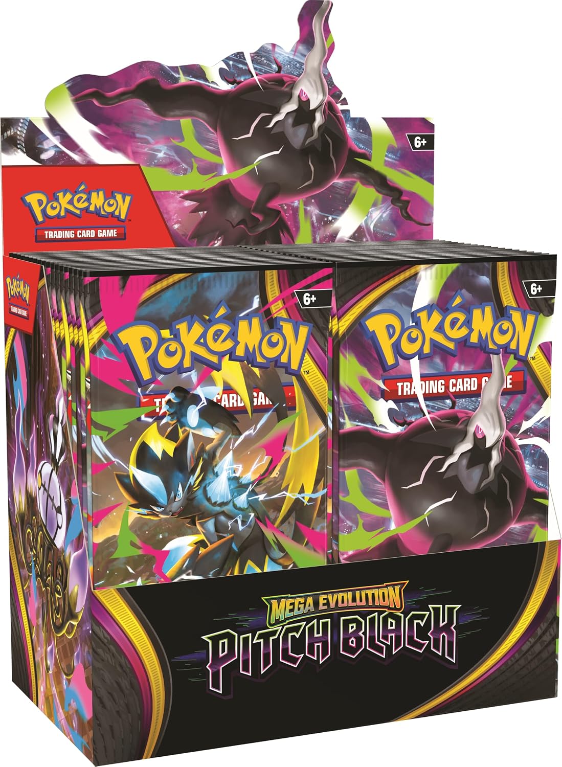 Pokemon Mega Evolution Pitch Black Booster Display