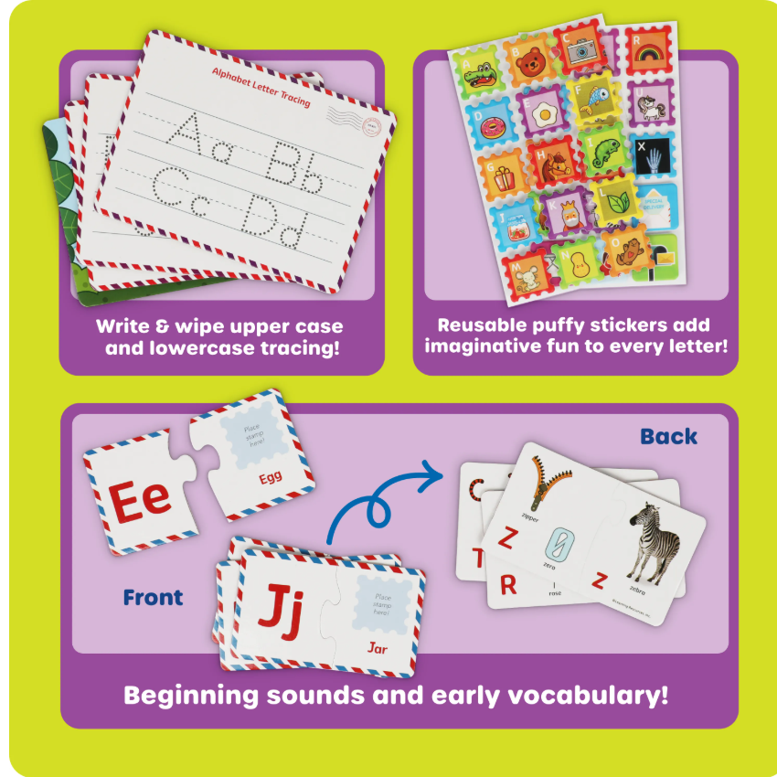 Alphabet Learning Mailbox