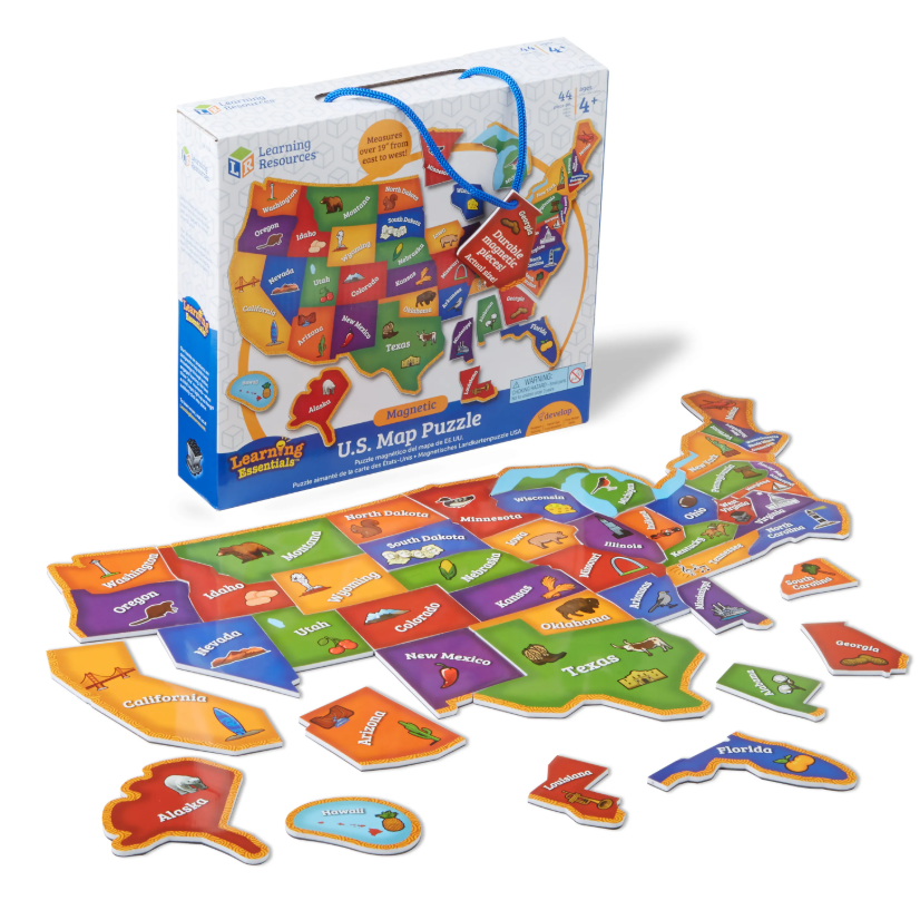 Magnetic U.S. Map Puzzle