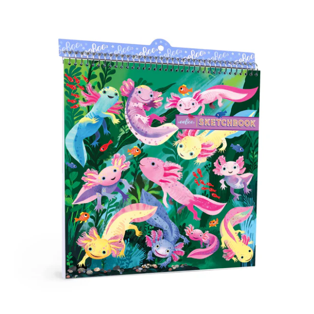 Axolotl Square Sketchbook