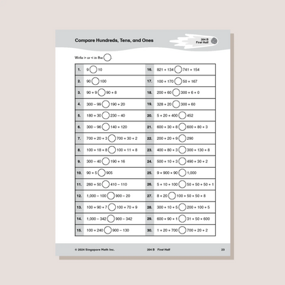 Singapore Math Sprints 2