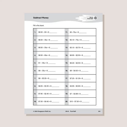 Singapore Math Sprints 2