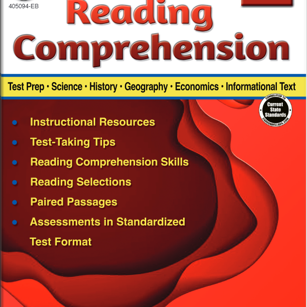 Nonfiction Reading Comprehension Workbook, Grades 7 - 8
