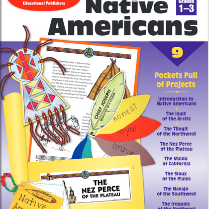 History Pockets: Native Americans Workbook Grades 1-3