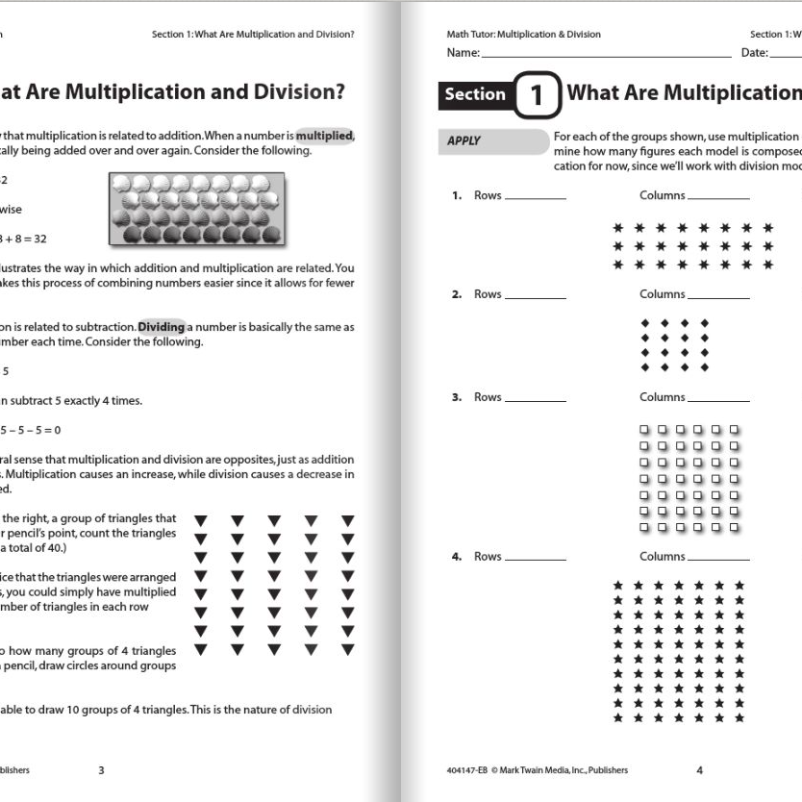 Math Tutor: Multiplication and Division, Ages 9 - 14