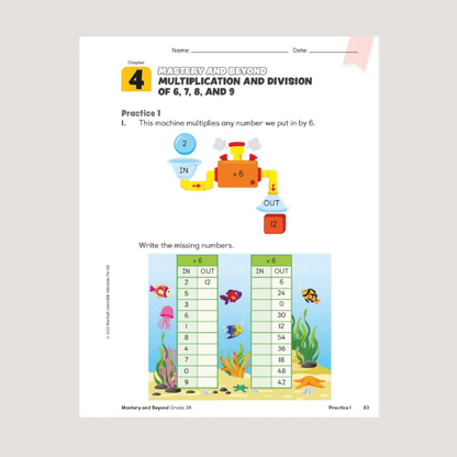 Primary Mathematics Mastery and Beyond 3A (2022 Edition) Workbook