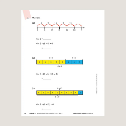 Primary Mathematics Mastery and Beyond 3A (2022 Edition) Workbook