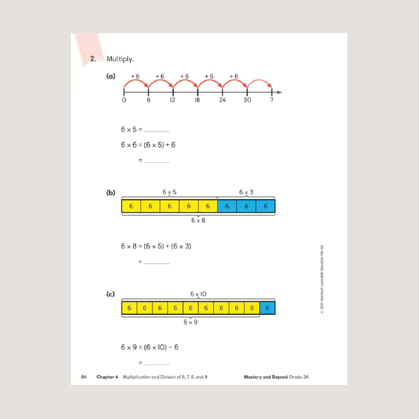Primary Mathematics Mastery and Beyond 3A (2022 Edition) Workbook