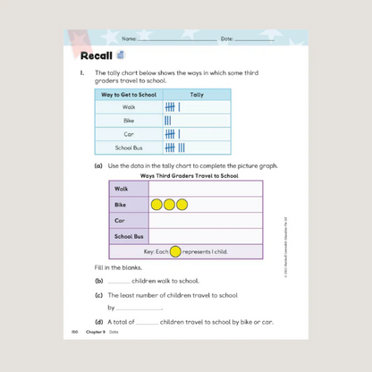 Primary Mathematics Student Book 3B (2022 Edition) Workbook