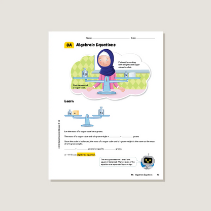 Primary Mathematics Student Book 6B (2022 Edition) Workbook