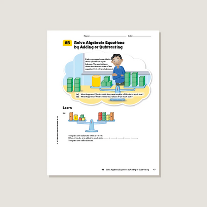 Primary Mathematics Student Book 6B (2022 Edition) Workbook