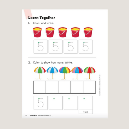 Primary Mathematics Student Book KA (2022 Edition) Workbook