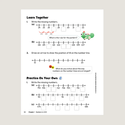Primary Mathematics Student Book 2A (2022 Edition) Workbook