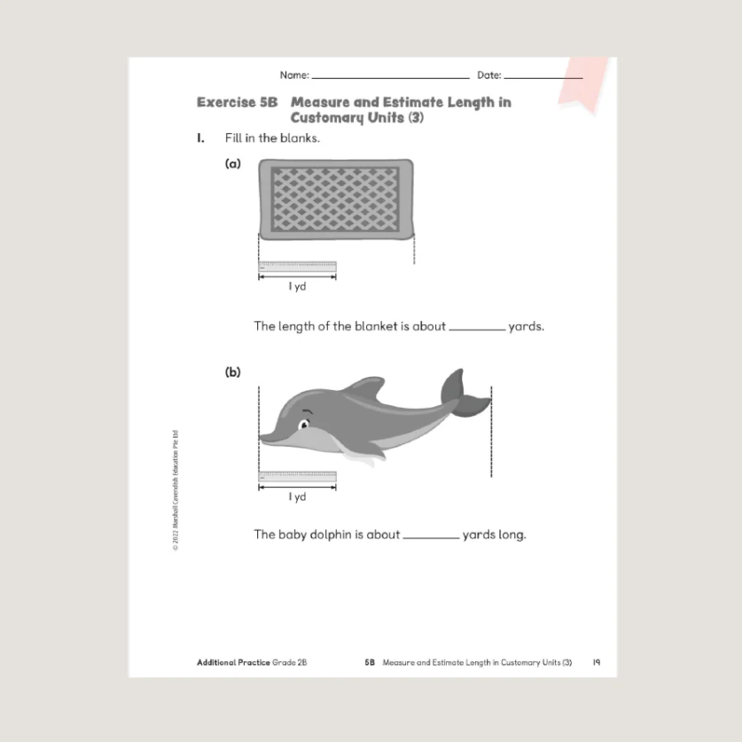 Primary Mathematics Additional Practice 2B (2022 Edition) Workbook