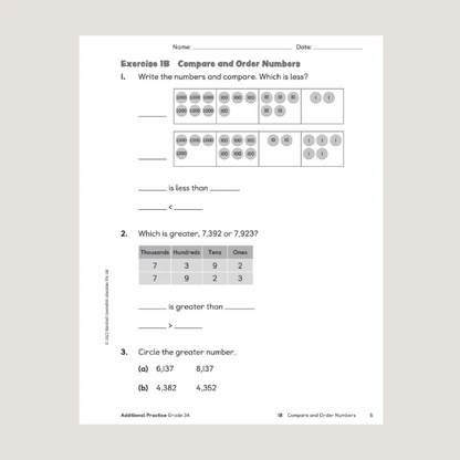Primary Mathematics Additional Practice 3A (2022 Edition) Workbook