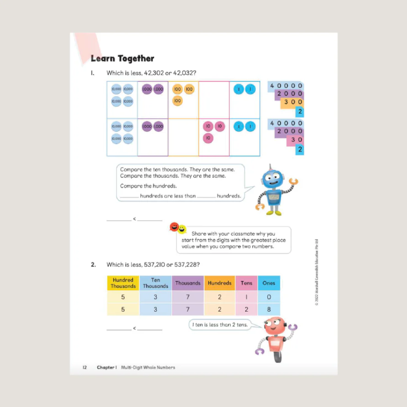 Primary Mathematics Student Book 4A (2022 Edition)