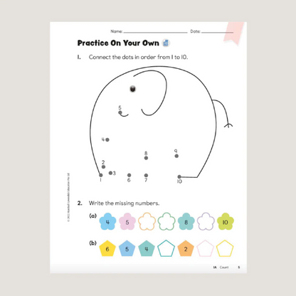 Primary Mathematics Student Book 1A (2022 Edition)