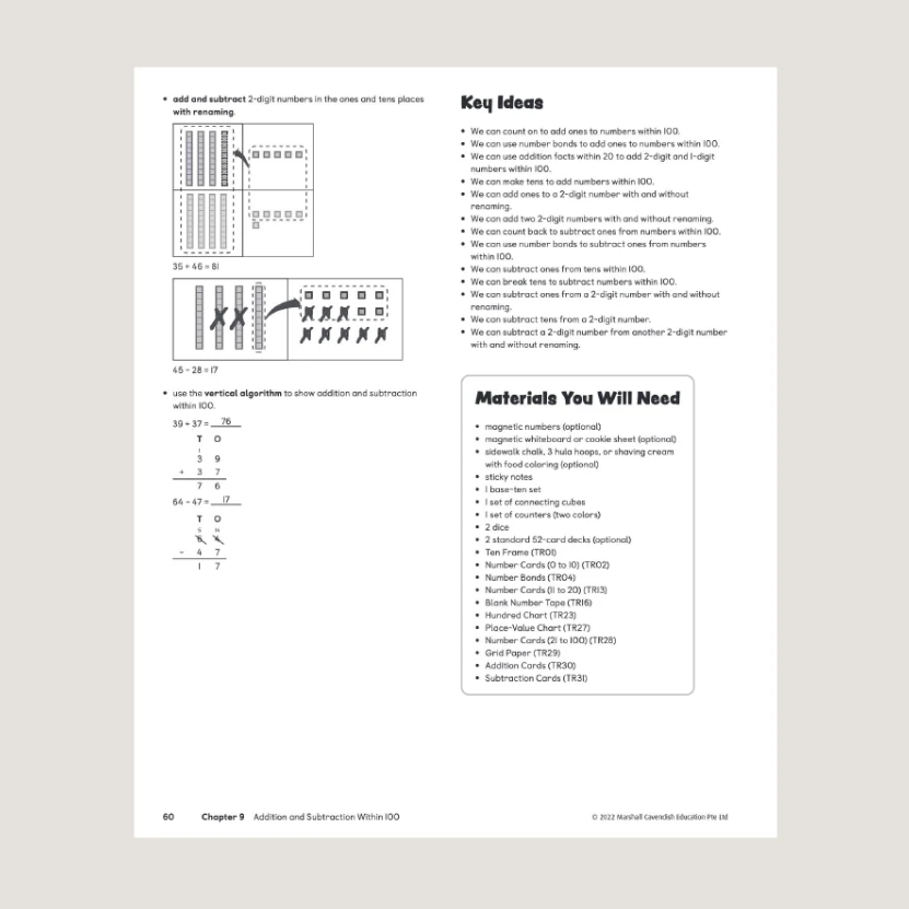 Primary Mathematics Home Instructors Guide 1B (2022 Edition)
