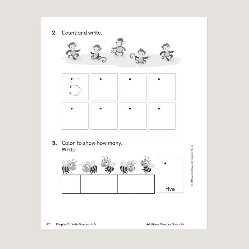 Primary Mathematics Additional Practice KA (2022 Edition) Workbook
