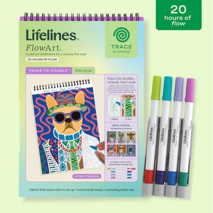 Lifelines FlowArt - Trace-To-Doodle, Wild Style
