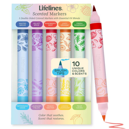 Lifelines Scented Markers - 10 Colors
