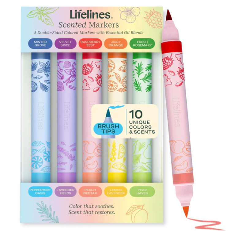 Lifelines Scented Markers - 10 Colors
