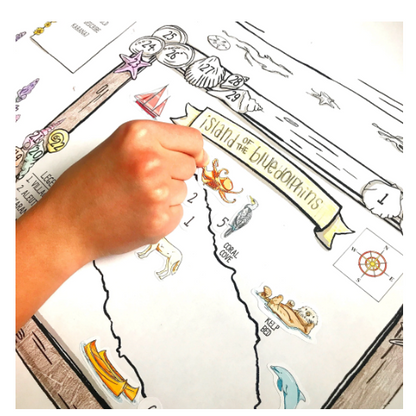 Ruby Reads: Island of the Blue Dolphins Read-Aloud Poster
