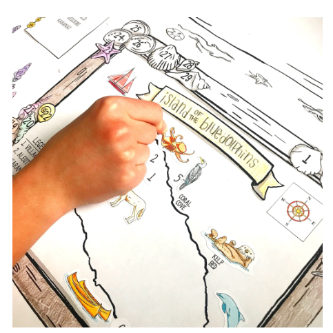 Ruby Reads: Island of the Blue Dolphins Read-Aloud Poster