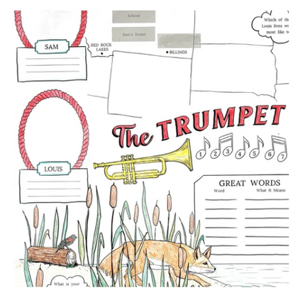 Ruby Reads: The Trumpet of the Swan Read-Aloud Poster