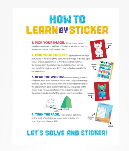 Learn by Sticker: Beginning Phonics