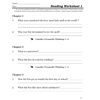 Carry On, Mr. Bowditch Discovery Guide