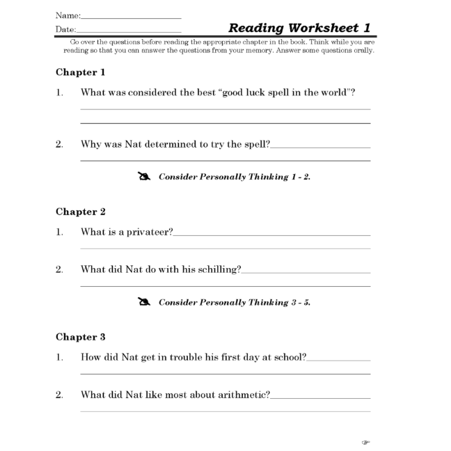Carry On, Mr. Bowditch Discovery Guide