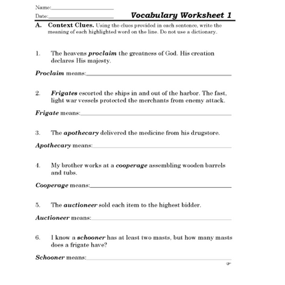 Carry On, Mr. Bowditch Discovery Guide