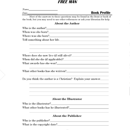 Amos Fortune Free Man Discovery Guide