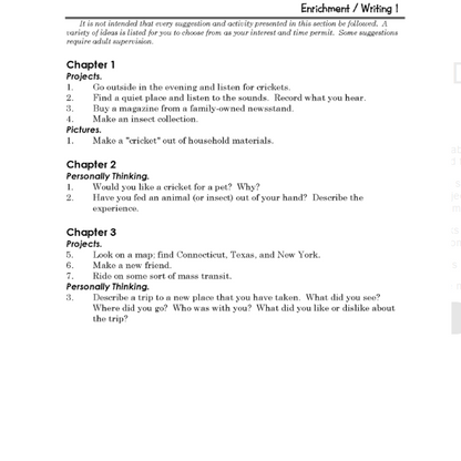 The Cricket in Times Square Discovery Guide Updated