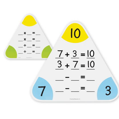Write & Wipe Fact Family Boards