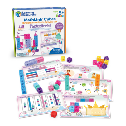MathLink Cubes Kindergarten Math Activity Set: Fantasticals!