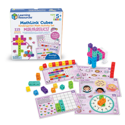 MathLink Cubes Kindergarten Math Activity Set: Mathtastics!