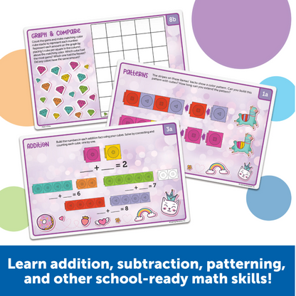 MathLink Cubes Kindergarten Math Activity Set: Mathtastics!
