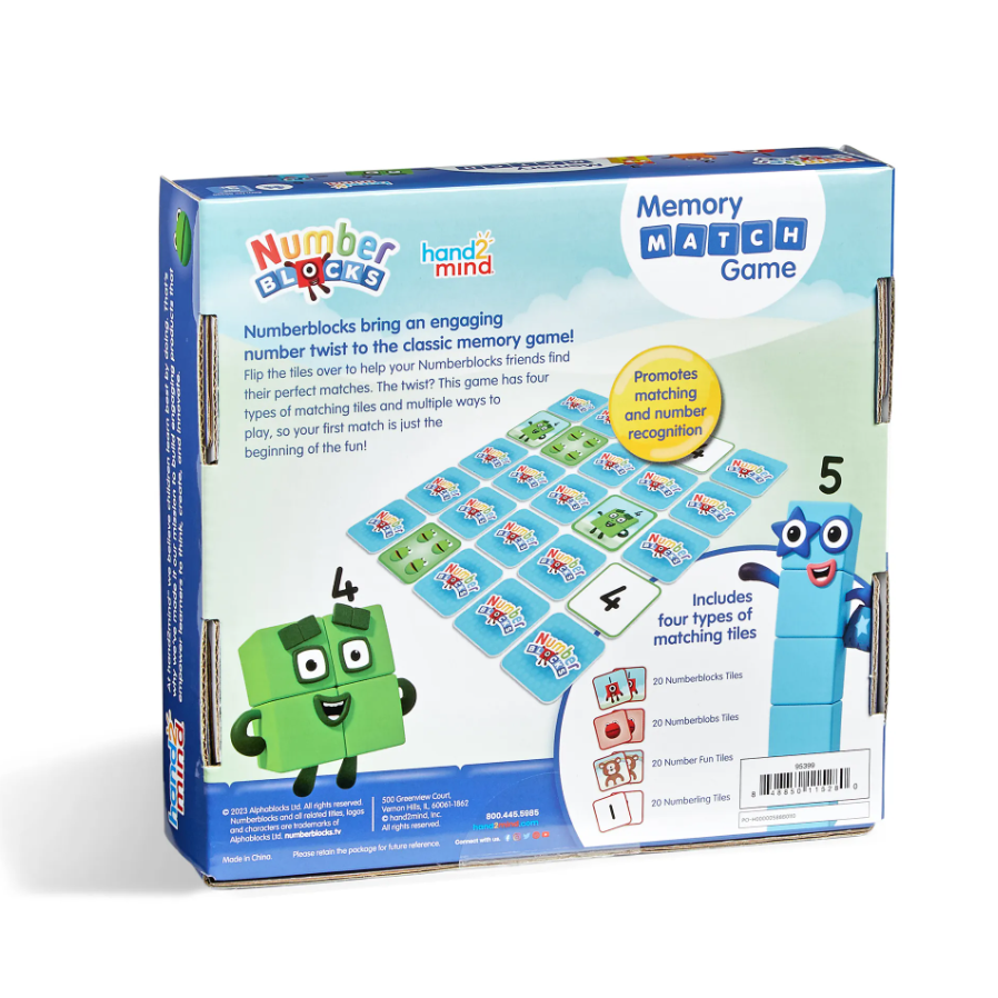Numberblocks Memory Match Game