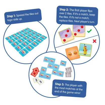 Numberblocks Memory Match Game