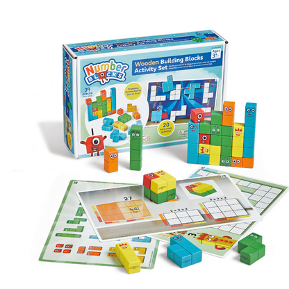 Numberblocks Wooden Building Blocks Activity Set