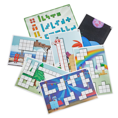 Numberblocks Wooden Building Blocks Activity Set